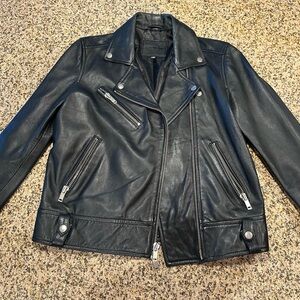 Women's Black Leather Jacket